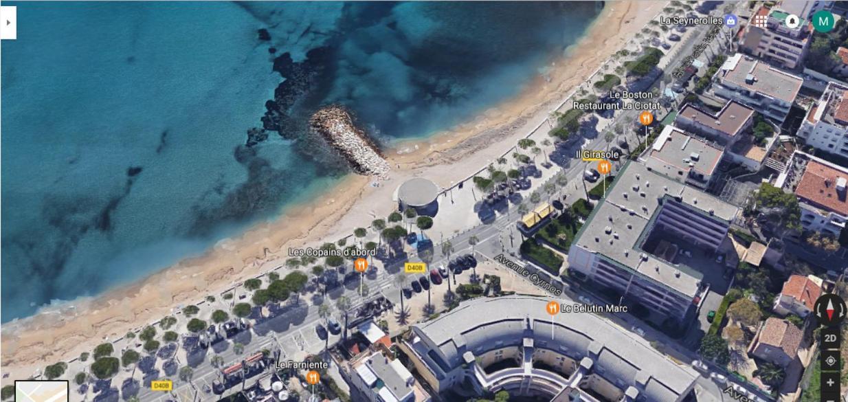 Blue Summer Vibes Appartment For 4P, Ac, Parking, Beachfront, Spa Access -5 La Ciotat Exteriör bild